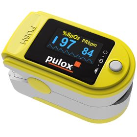 pulox - PO-200 Solo - Finger-Pulsoximeter - Gelb