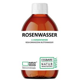 Naturmedin Rosenwasser zum Backen Glas