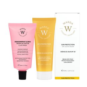 Warda Luxury Skincare BHA-Detox-Maske + LSF 30 Tagescreme