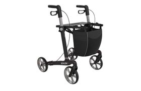 Rehasense Carbon Rollator Athlon SL mit Softbereifung Schwarz L