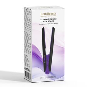 ErthSkin London  Straight Fix Mini Haarstyler Schwarz