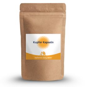 natürlich lang leben Kupfer Kapseln