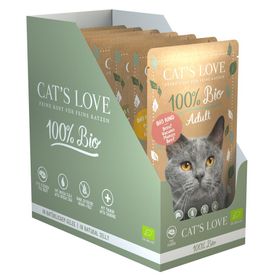 CatsLove BIO Rind Huhn Ente Super Premium