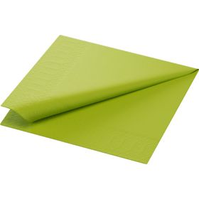 Zelltuchservietten 33 x 33 3-lagig 1/4 Falz kiwi