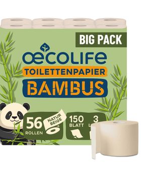 oecolife Toilettenpapier BAMBUS BIG PACK