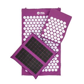 bodhi Vital Akupressur-DELUXE-Set aubergine, SPIKY
