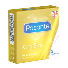Pasante *King Size* extra große XXL-Kondome für Männer, die mehr Platz brauchen
