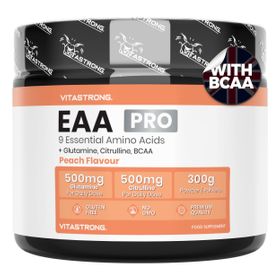 Vitastrong EAA Pro - Pfirsich, 300 g, Muskelregeneration & Leistung