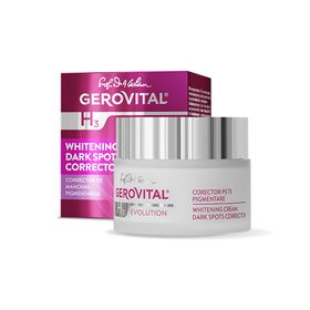 Gerovital Pigmentflecken Korrektor – Strahlender, gleichmäßiger Teint, Anti-Falten, 50 ml