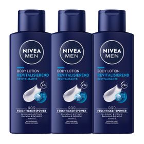 NIVEA MEN Body Lotion Revitalisierend Erfrischend 24h Feuchtigkeit