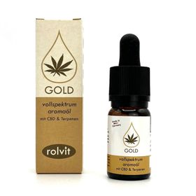 CBD-Öl GOLD von rolvit - 5% - Vollspektrum Premium-Öl