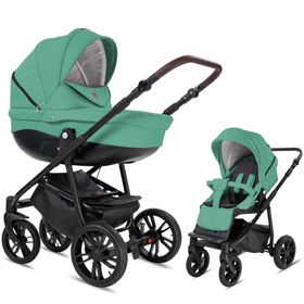 Bebebi Minigo Flow 2 in 1 Kombikinderwagen GEL Reifen, Turquoise