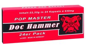 Doc Hammer - Pop-Master - Kapseln zur Unterstützung von Energie und Vitalität