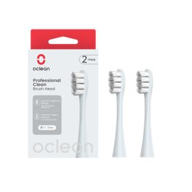 Oclean Bürstenkopf Prof. Clean - Silber, 2er Pack