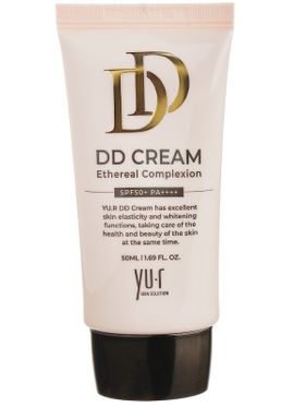 Yu.r DD Creme – Getönte Tagespflege mit UV-Schutz & Anti-Aging, (medium)
