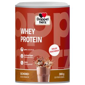 Doppelherz WHEY PROTEIN Schoko – Proteinpulver auf Molkenbasis in bewährter Doppelherz-Qualität