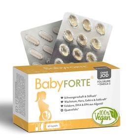 BabyFORTE® Folsäure + Omega-3 OHNE JOD