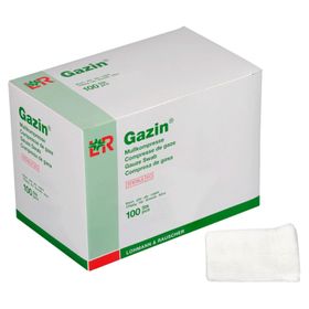 Lohmann & Rauscher Gazin Mullkompressen steril 8- fach 17- fädig 7,5 x 7,5 cm