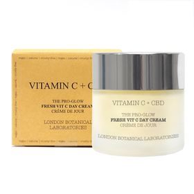 London botanical loboratories Vitamin C + CBD | Der Pro-Glow Frische Vit C  Anti-Aging Tagcreme