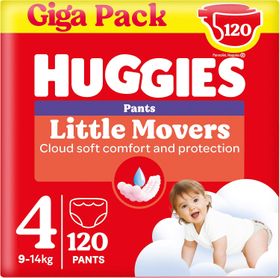 Huggies Pants Little Movers Disney, Baby-Windeln Gr. 4 Monatsbox