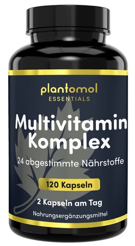 plantomol® Essentials - Multivitamin Kapseln mit 24 Vitaminen und Mineralstoffen - 2-Monatsvorrat