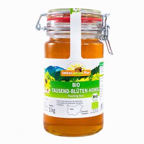 ImkerPur. Bio Tausend-Blütenhonig im Vorratsglas