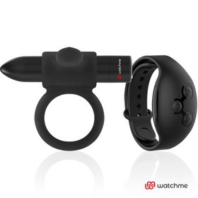 Penisring "Cameron" mit Vibration und Fernbedienung | 10 Vibrationsmodi | Black&Silver