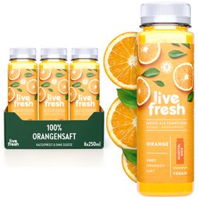 LiveFresh Kaltgepresster Orangensaft (inkl. 1,50€ Einwegpfand)