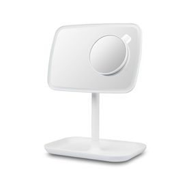 medisana CM 848 Kosmetikspiegel - Schminkspiegel mit dimmbarer LED-Beleuchtung und 5 & 10-fach Zoom