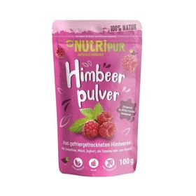 NutriPur gefriergetrocknetes Fruchtpulver, Himbeeren