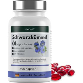 EXVital® Schwarzkümmelöl Kapseln, aus ägyptischen Anbau