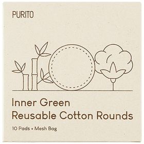 purito Inner Green Wiederverwendbare Baumwollrondelle