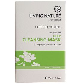 Living Nature certified natural Deep Cleansing Mask
