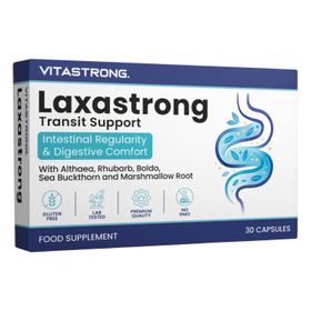 Vitastrong Laxastrong - 30 Kapseln, für Darmregelmäßigkeit & Verdauungswohlbefinden
