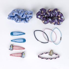 Bluey Haarclip, Haargummi Set