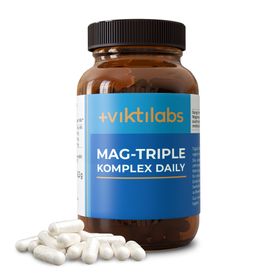 Viktilabs Mag-Triple® Daily: Hochverträglicher Dreifach-Magnesium-Komplex ohne Citrate