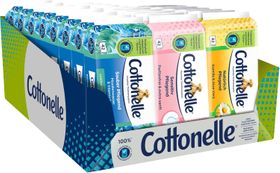 Cottonelle Feuchtes Toilettenpapier Mix-Display 3 Sorten Toilettentücher