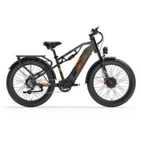 LANKELEISI MG800MAX Elektrofahrrad mit Doppelmotor und 48V 20Ah Akku
