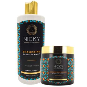 Nicky Paris - Set aus Shampoo und Maske mit Schwarzkümmelöl