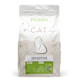 PERRO Cat Premium Trockenfutter Sensitive - Katze Adult