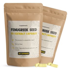 Cupplement® - Bockshornklee (Fenugreek) Kapseln 500 mg Kombipack