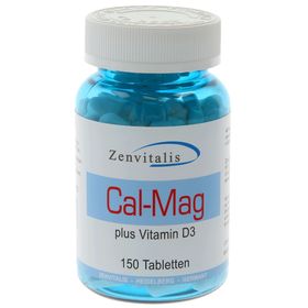 Zenvitalis Calcium Magnesium D3 Tabletten – 150 Stück | Calcium Magnesium im 2:1 Verhältnis
