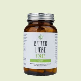 BitterLiebe Forte - Bittertropfen als Kapsel - mit hochwertigen Bitterkräutern & Bitterstoffen