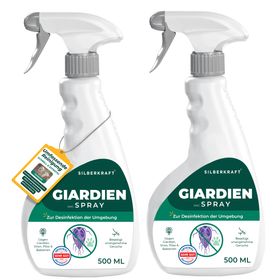 SILBERKRAFT Giardienspray Hunde & Katzen inkl. eBook