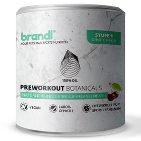 brandl® Superfood Pre Workout Booster ohne Koffein | Ashwagandha, uvm.