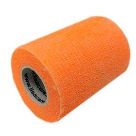 LisaCare selbsthaftende Bandage - Neonorange - 7,5cm x 4,5m