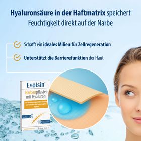 Evolsin Narbenpflaster mit Hyaluron