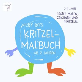Kritzel-Malbuch ab 2 Jahre Malbuch