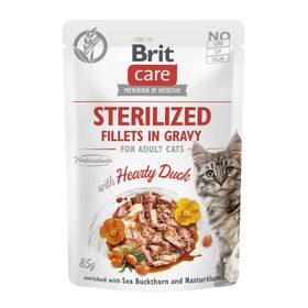 Brit Care Cat - Fillets in Gravy with Hearty Duck - Sterilized
