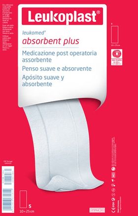 Leukomed Wundverband nach der Operation aus Vliesstoff 10 X 25 cm Leukomed